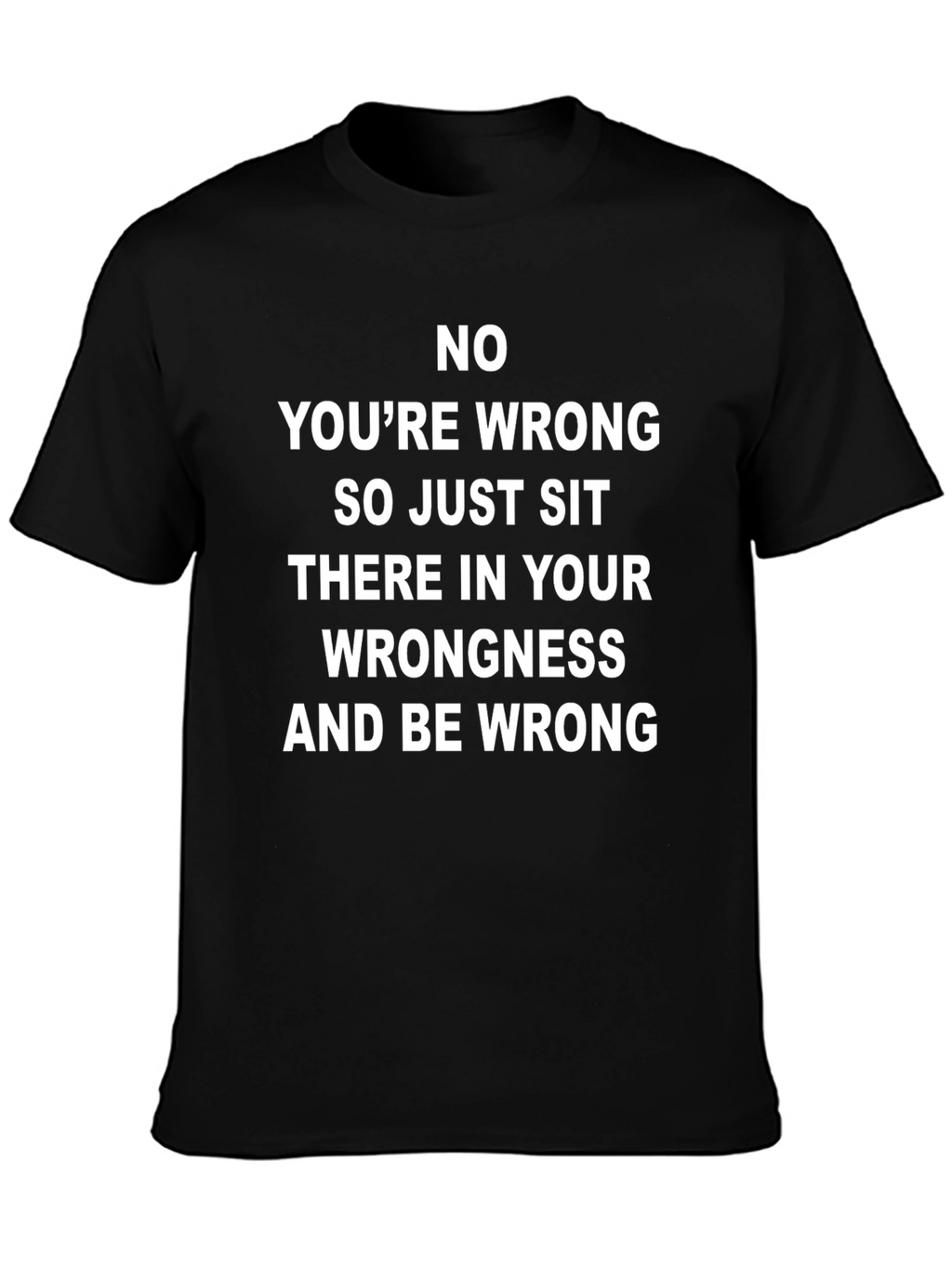 Funny Youre Wrong Graphic T-Shirt