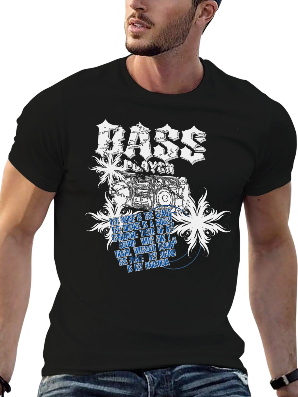 Bass Player Graphic T-Shirt - Music Lover Tee
