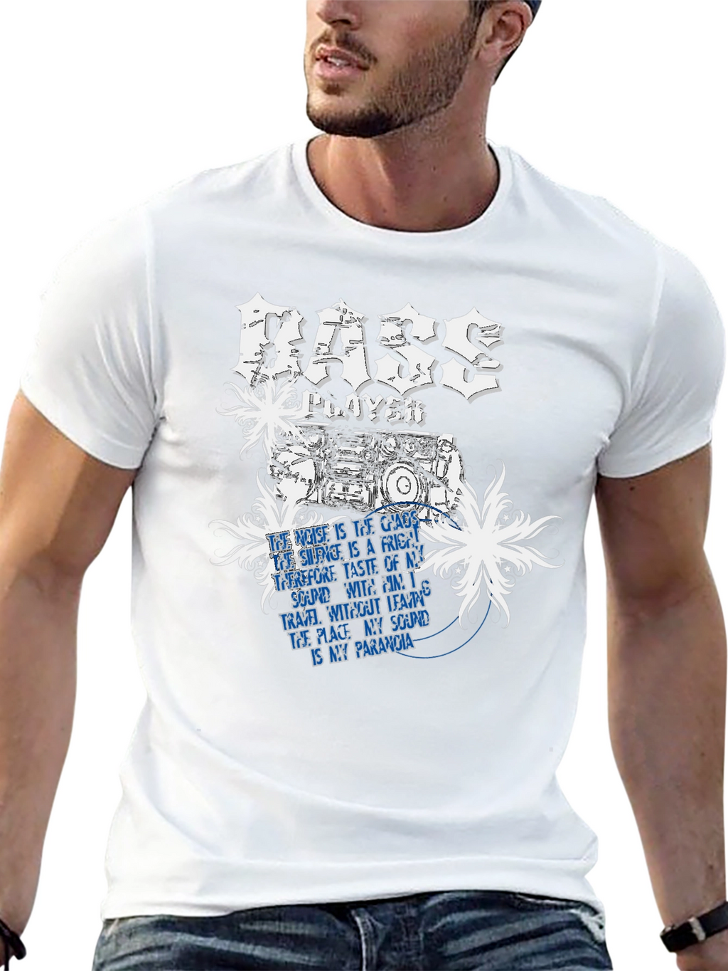 Bass Player Graphic T-Shirt - Music Lover Tee