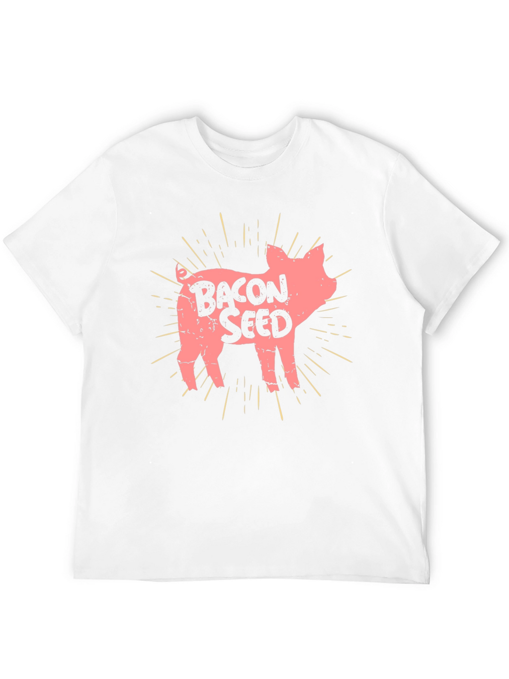 Bacon Seed Pig Graphic Tee - Unisex Black T-Shirt