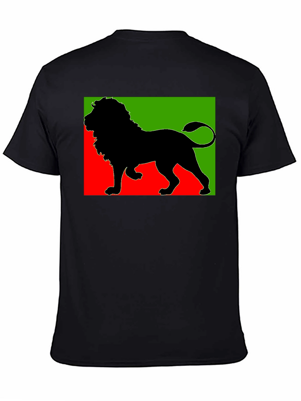 Rasta Lion Black T-Shirt