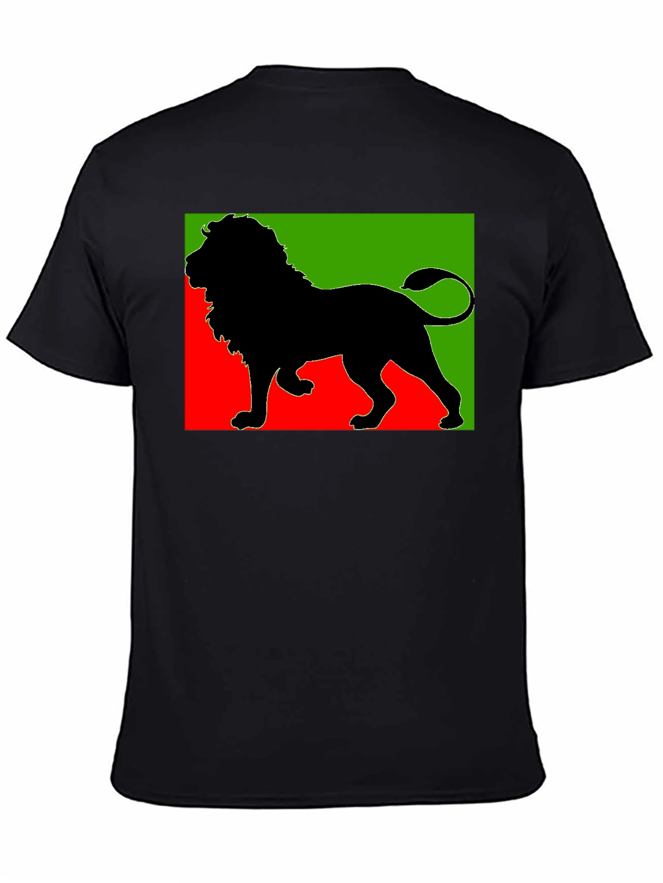 Rasta Lion Black T-Shirt