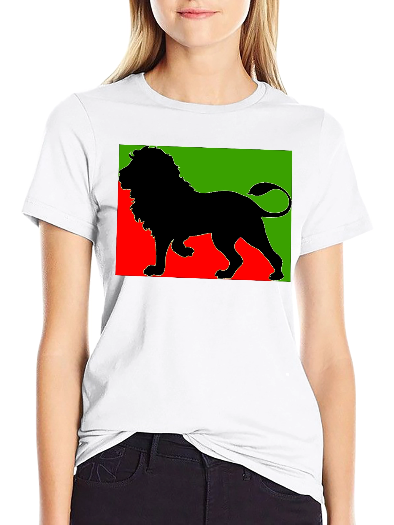 Rasta Lion Black T-Shirt