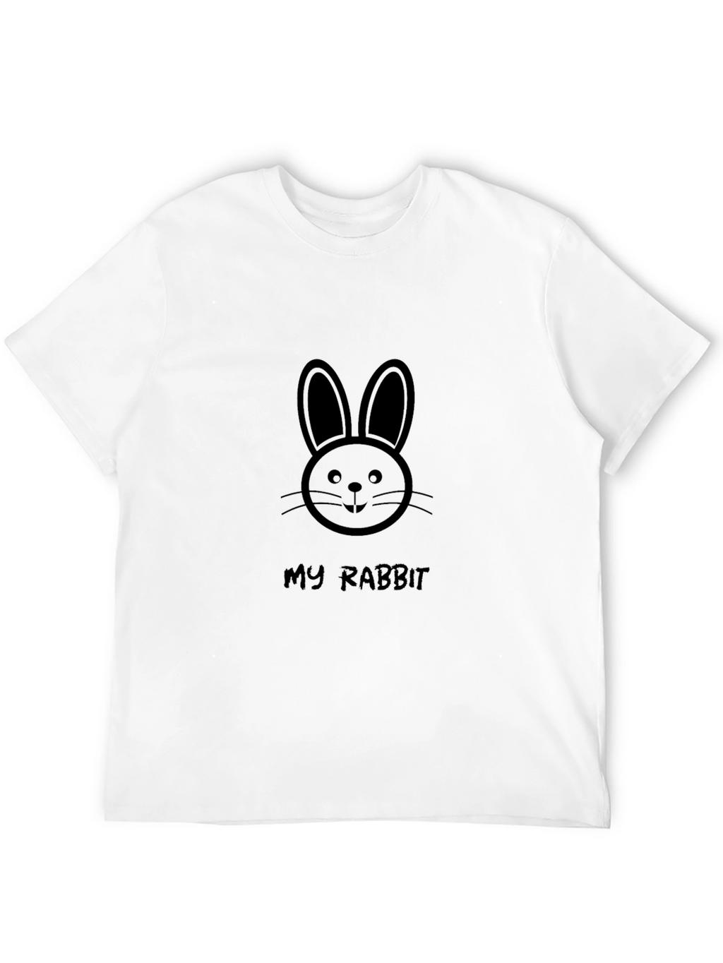 My Rabbit Graphic T-Shirt - Cute Bunny Tee