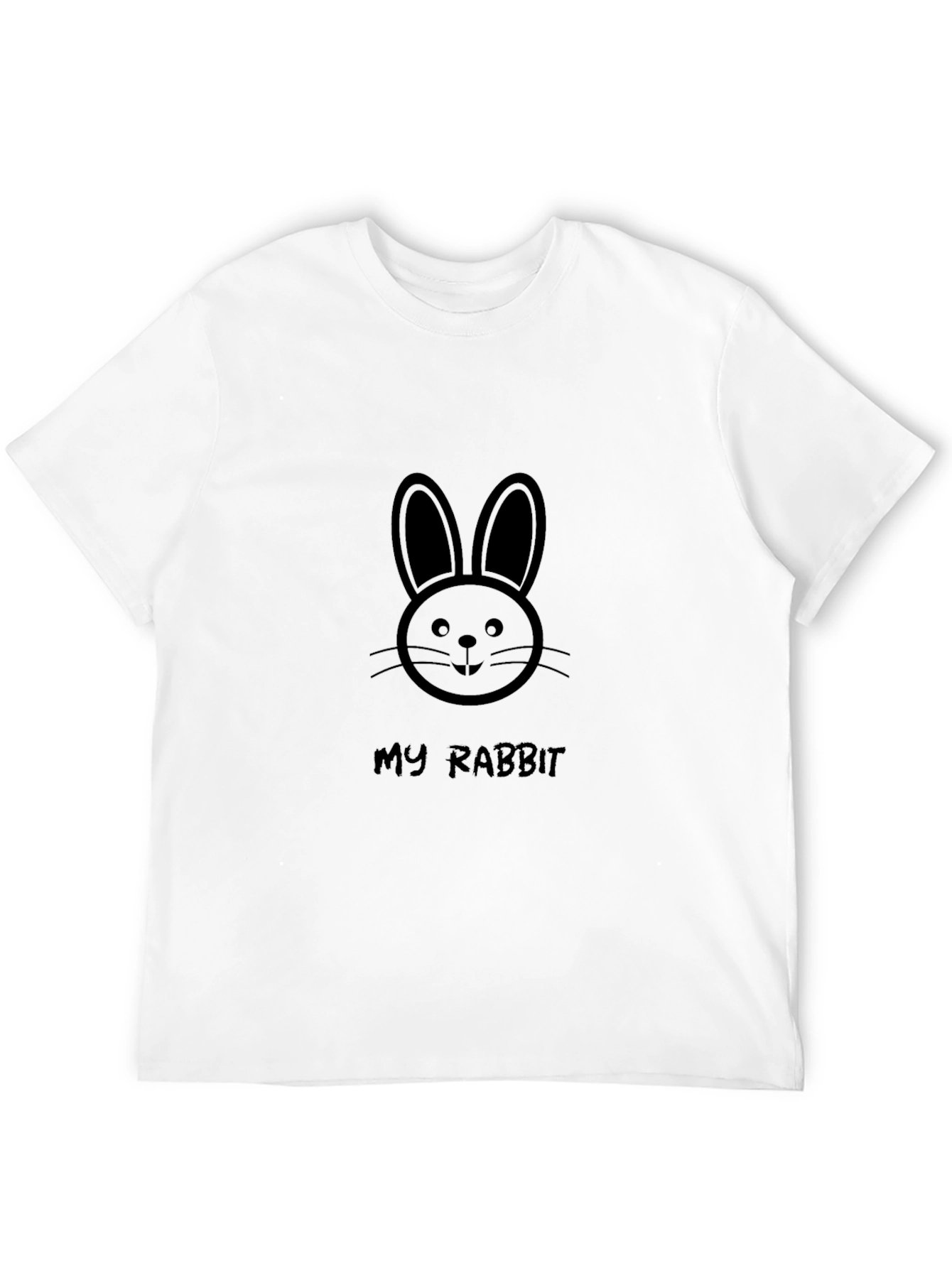 My Rabbit Graphic T-Shirt - Cute Bunny Tee