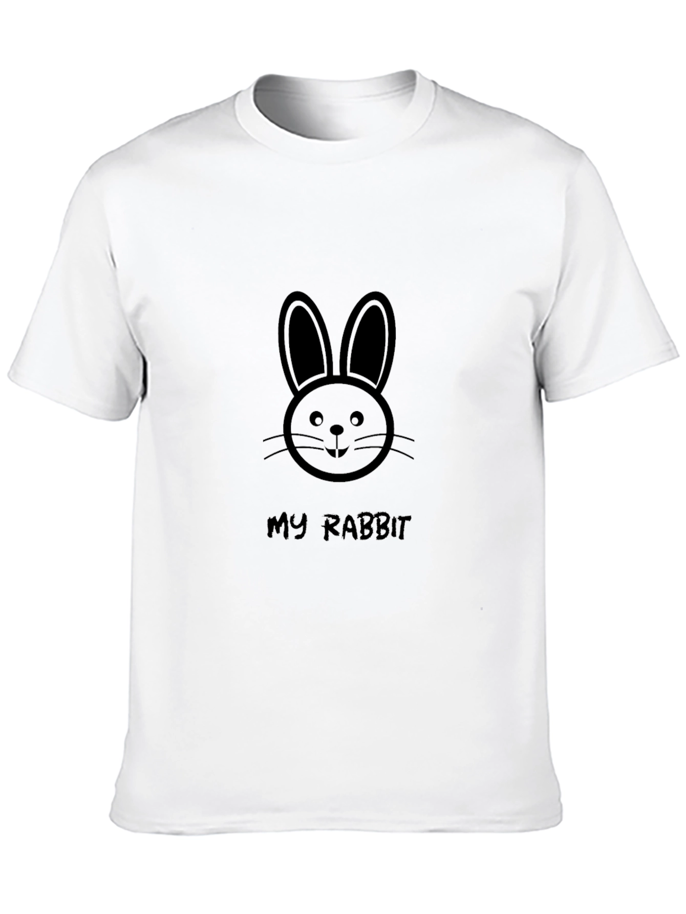 My Rabbit Graphic T-Shirt - Cute Bunny Tee