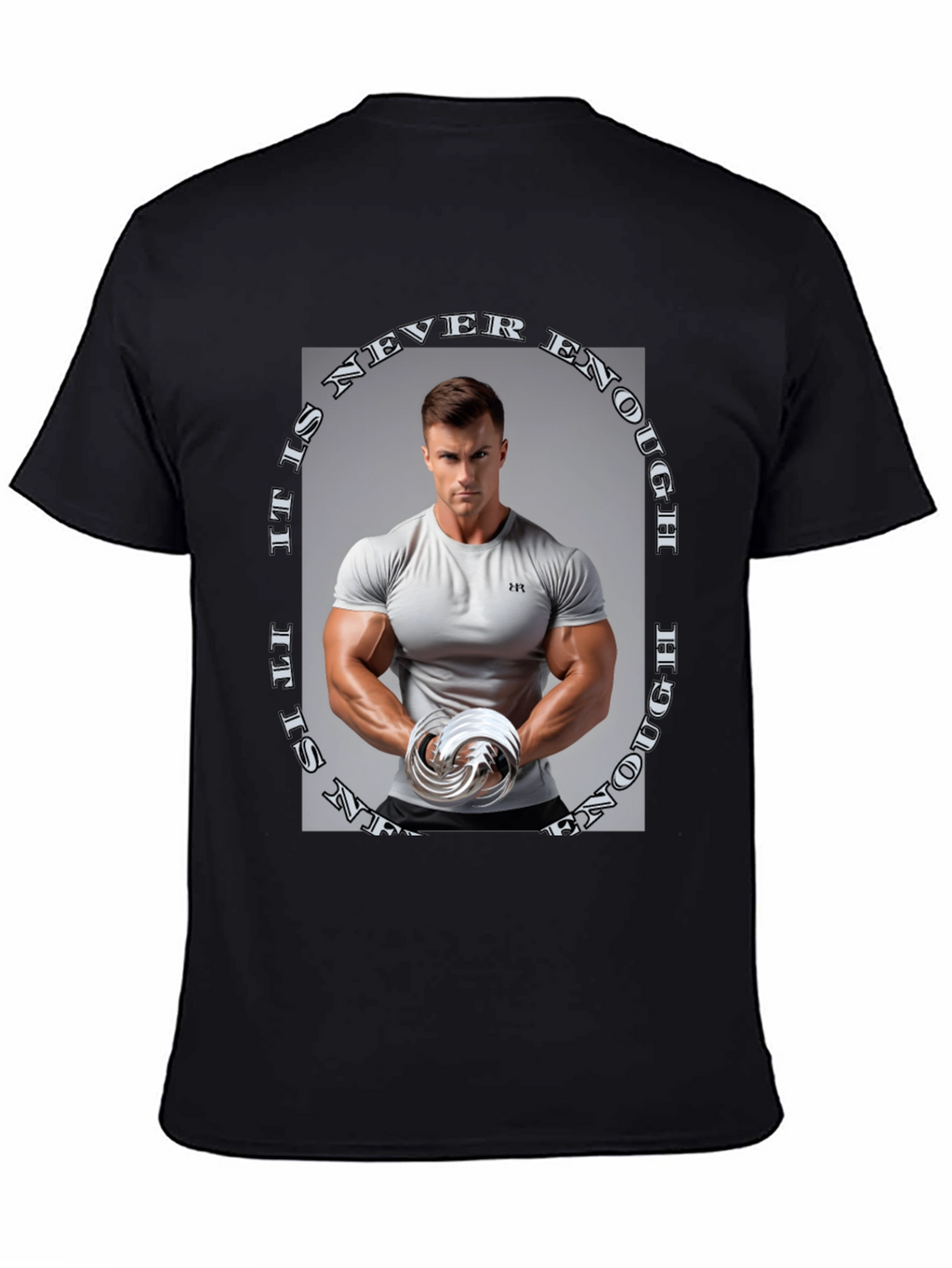 Never Enough Graphic Tee - Black