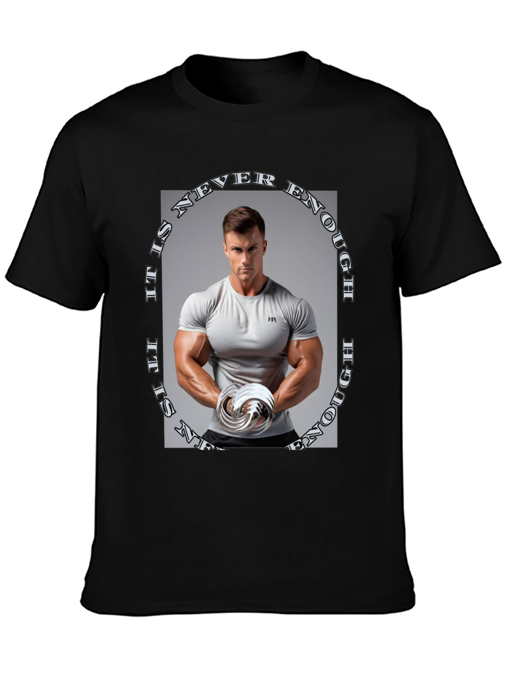 Never Enough Graphic Tee - Black
