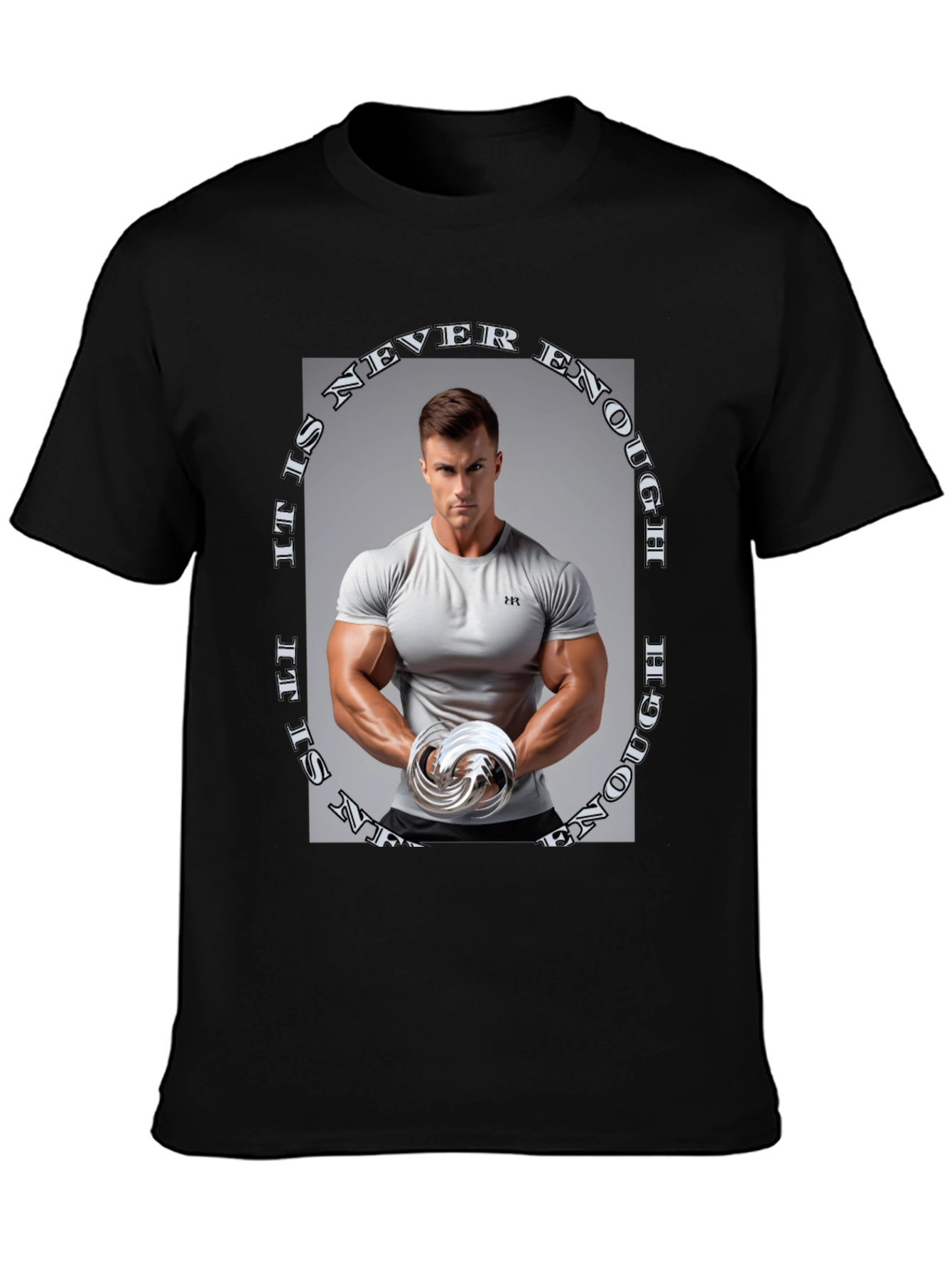 Never Enough Graphic Tee - Black