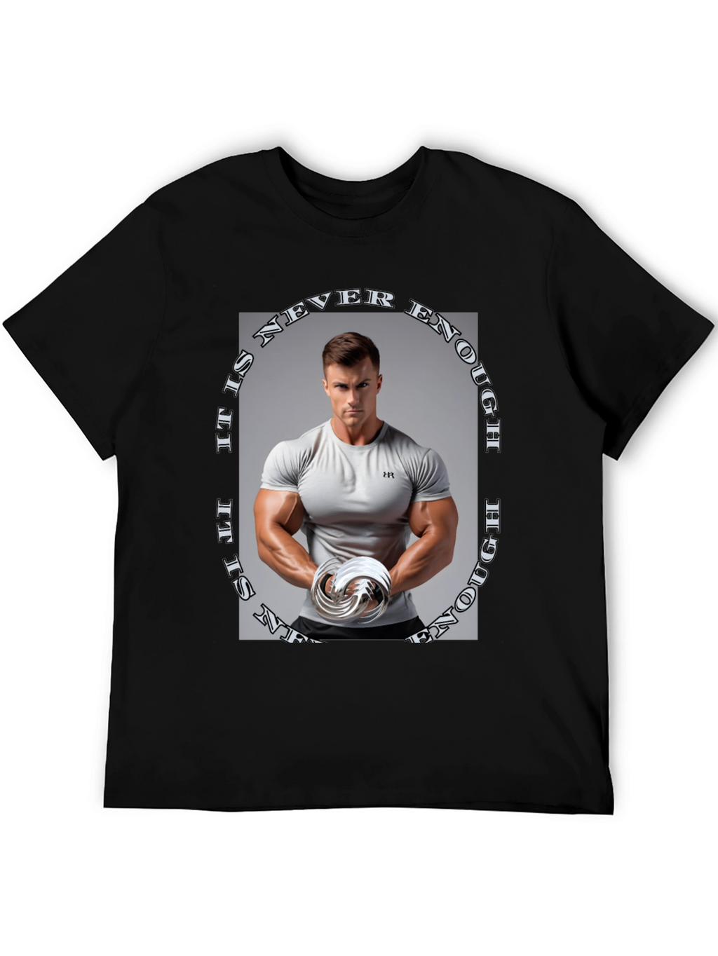 Never Enough Graphic Tee - Black