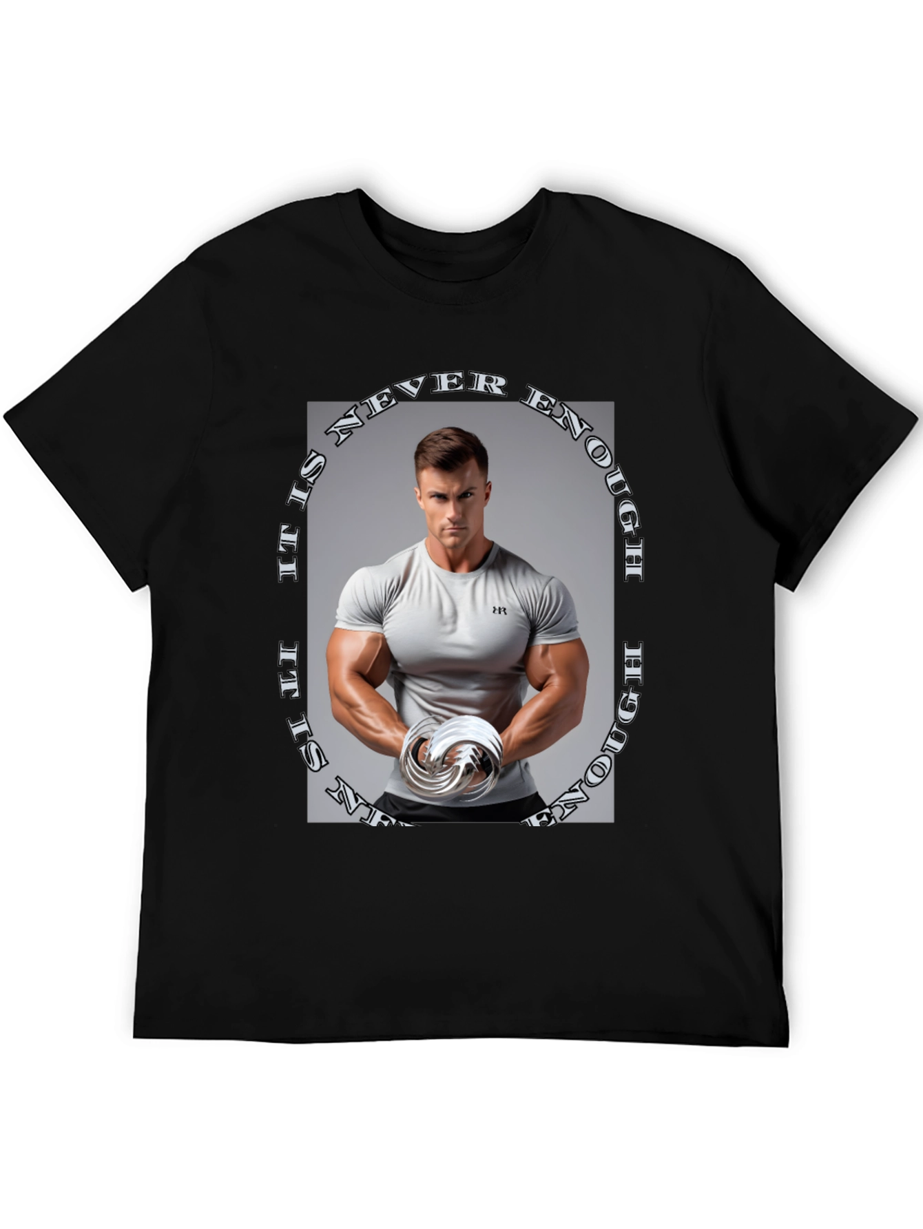 Never Enough Graphic Tee - Black