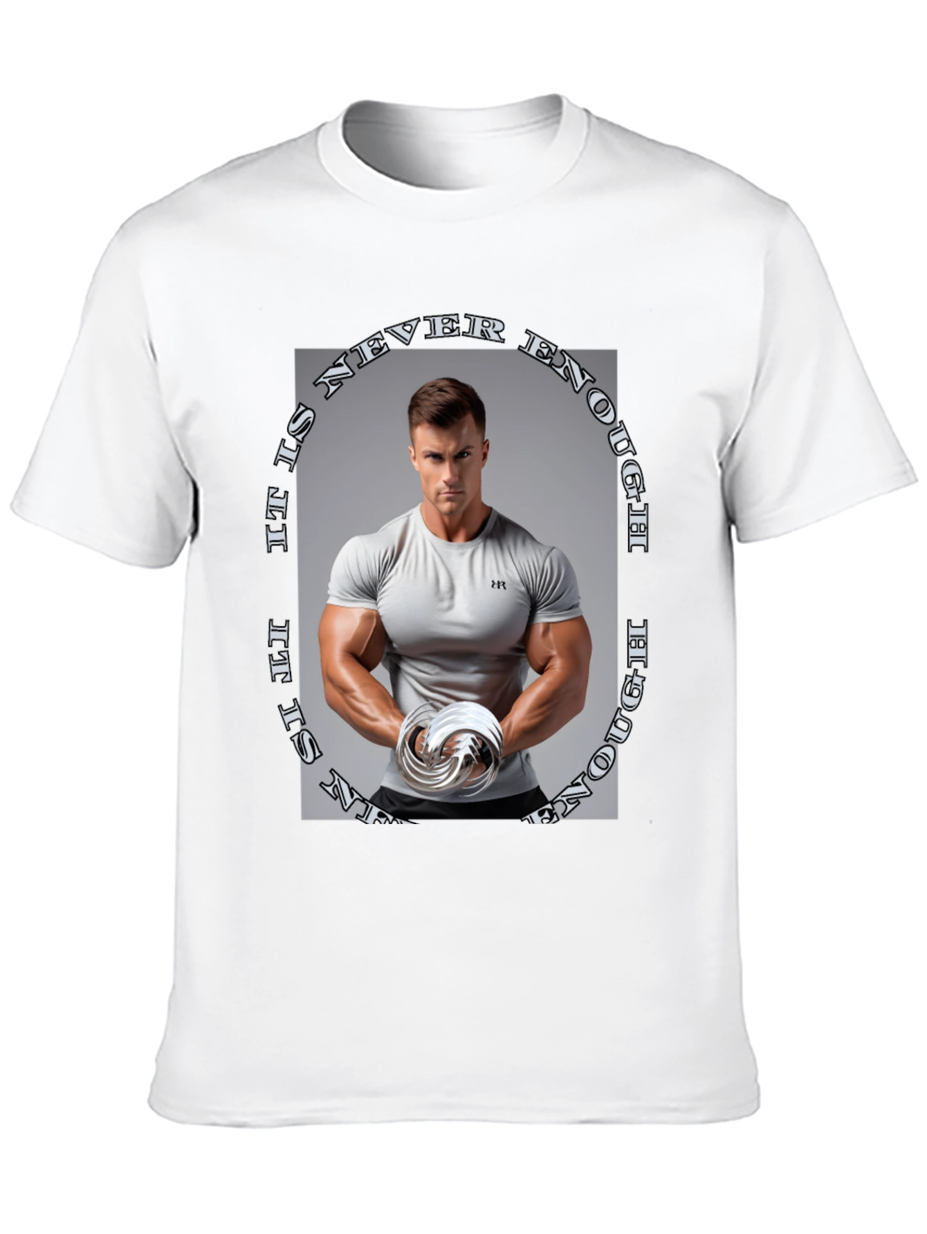 Never Enough Graphic Tee - Black