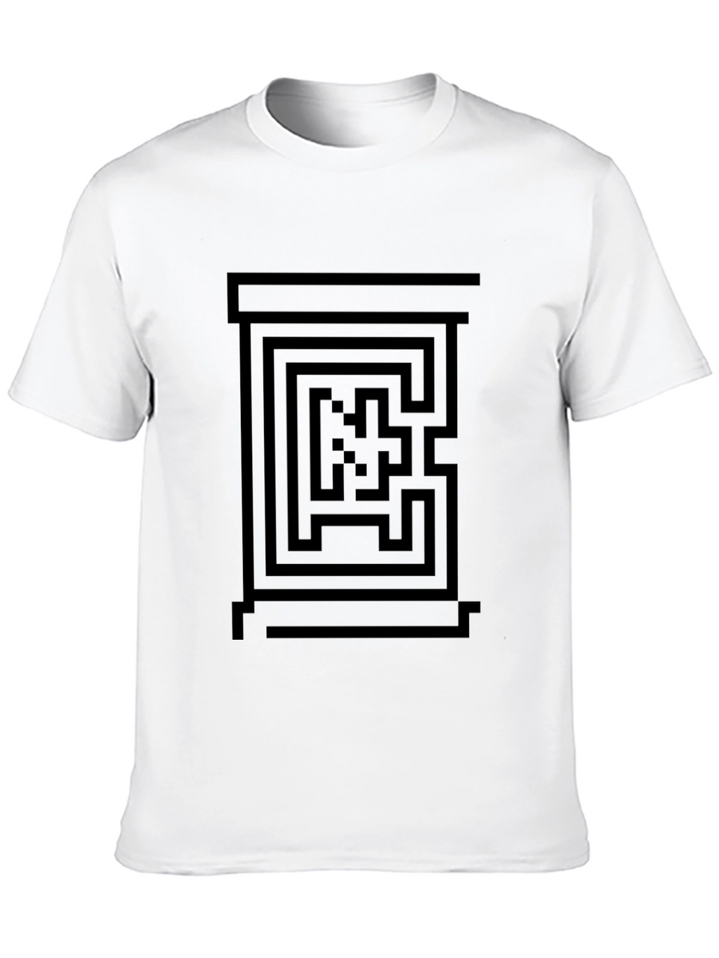 Maze Graphic Tee - Black T-Shirt