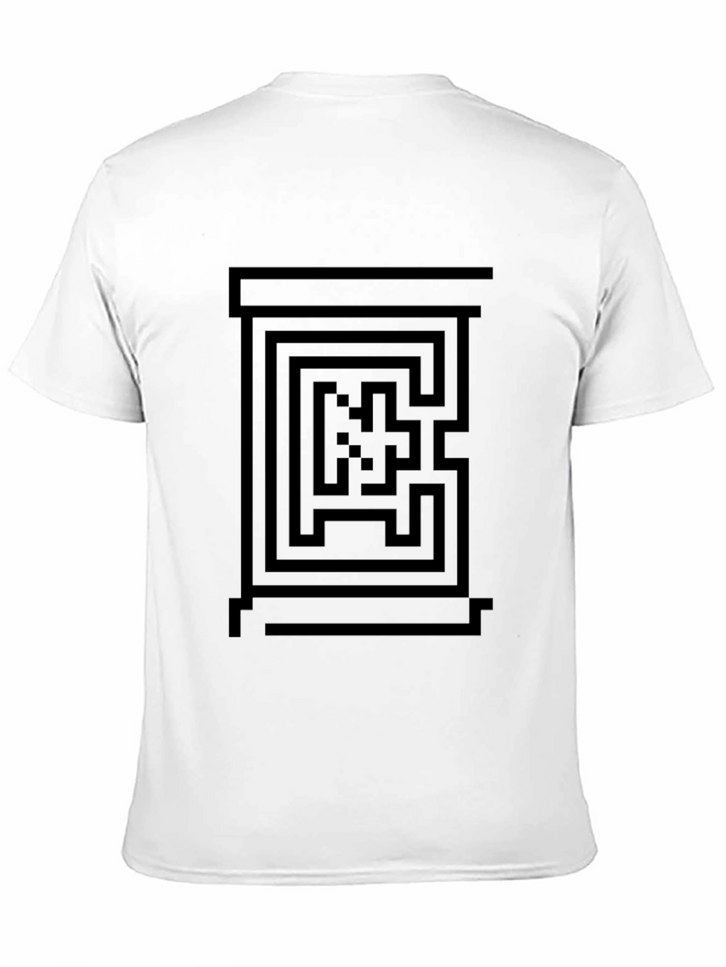 Maze Graphic Tee - Black T-Shirt
