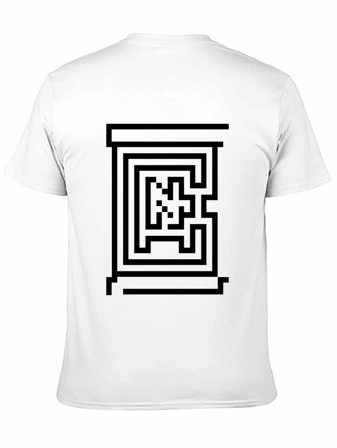 Maze Graphic Tee - Black T-Shirt