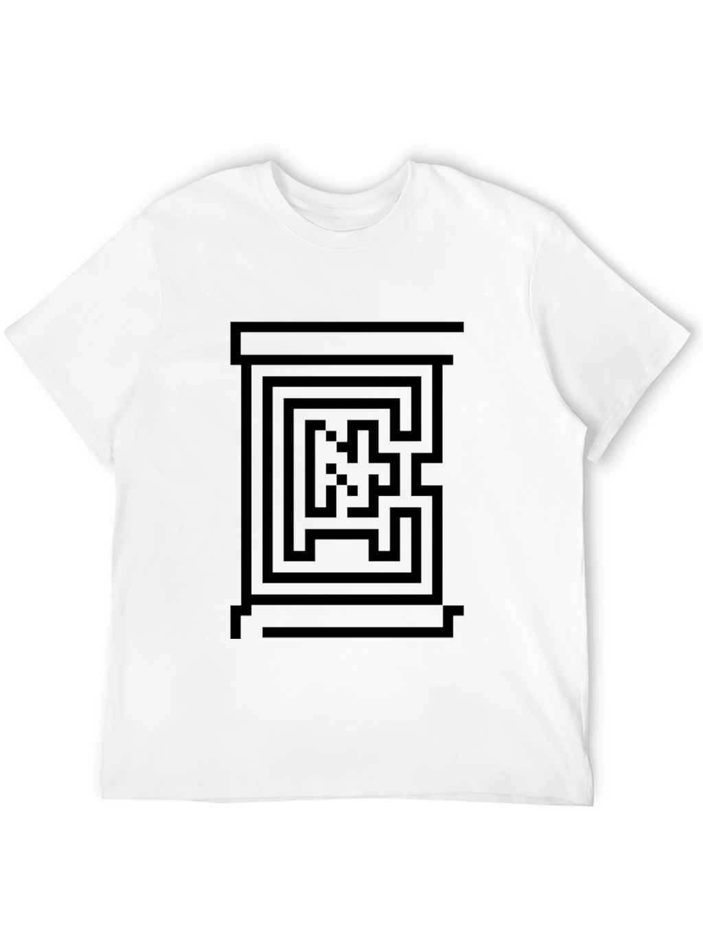 Maze Graphic Tee - Black T-Shirt