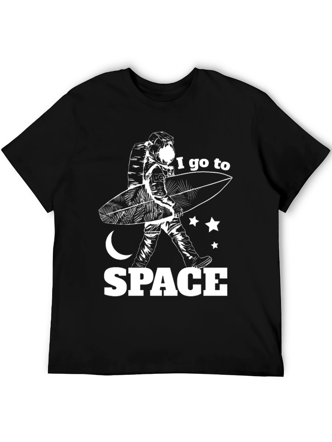 Astronaut Surfer Graphic Tee