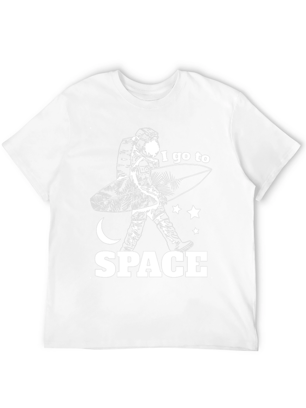 Astronaut Surfer Graphic Tee