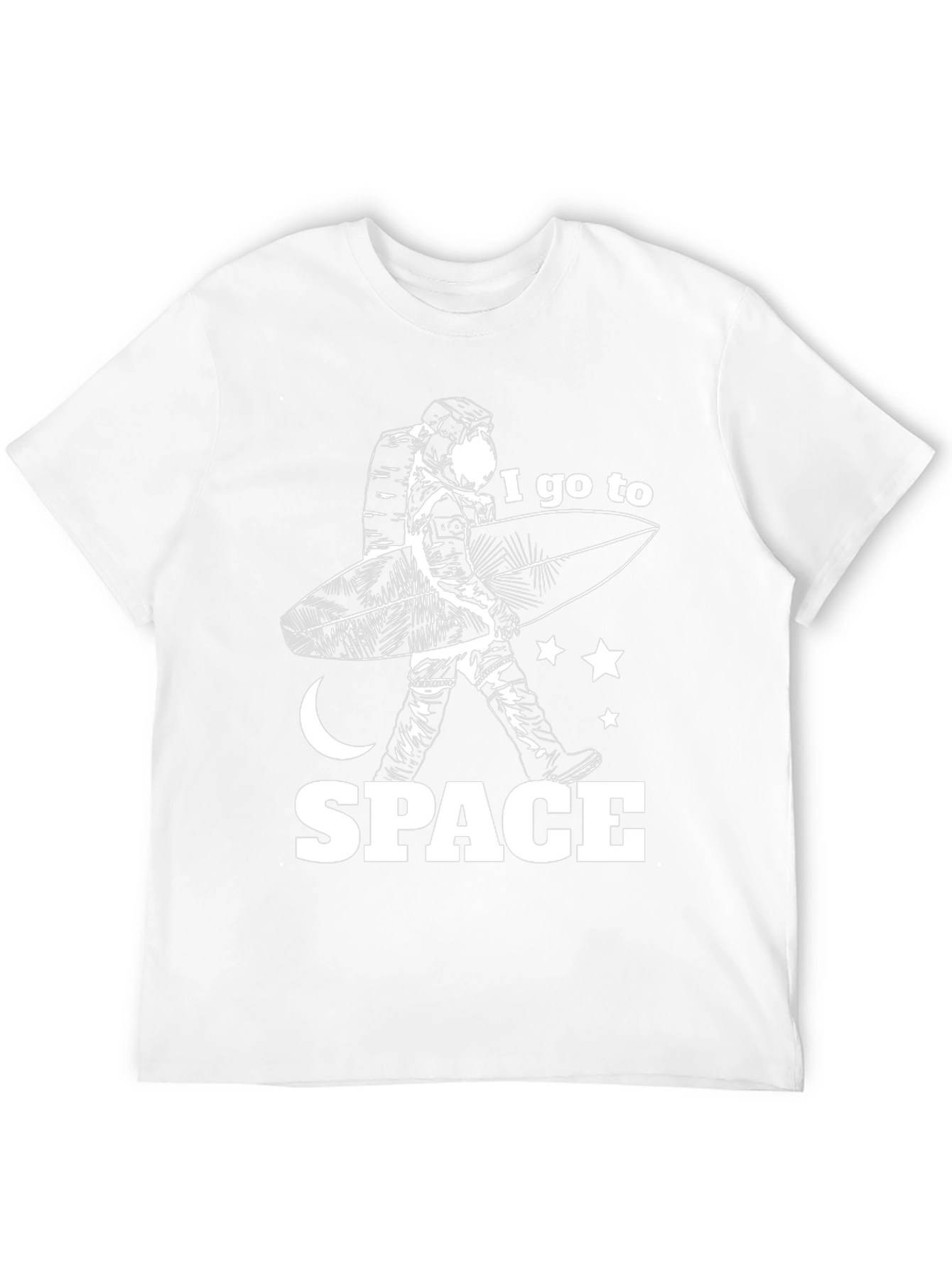 Astronaut Surfer Graphic Tee
