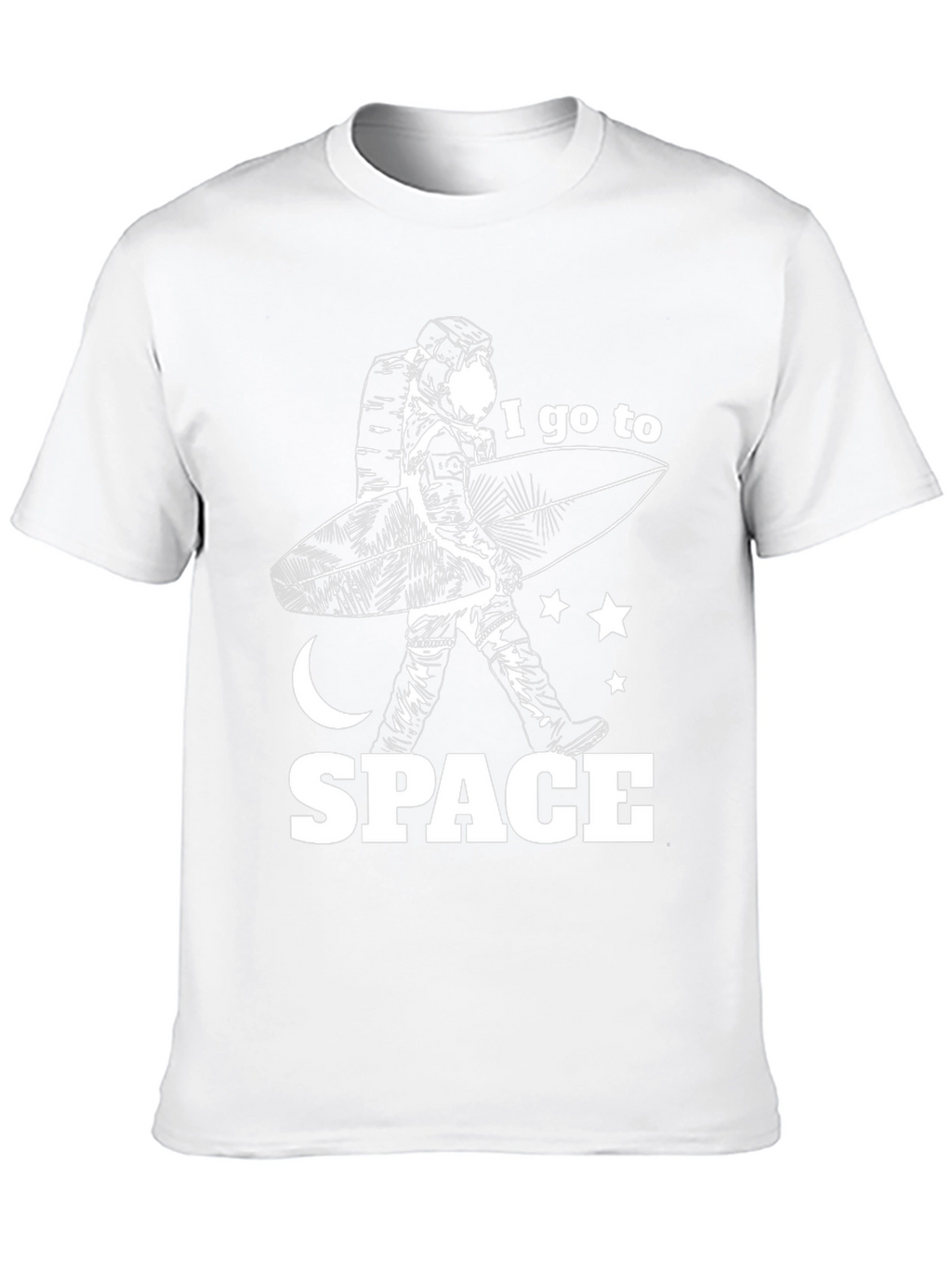 Astronaut Surfer Graphic Tee