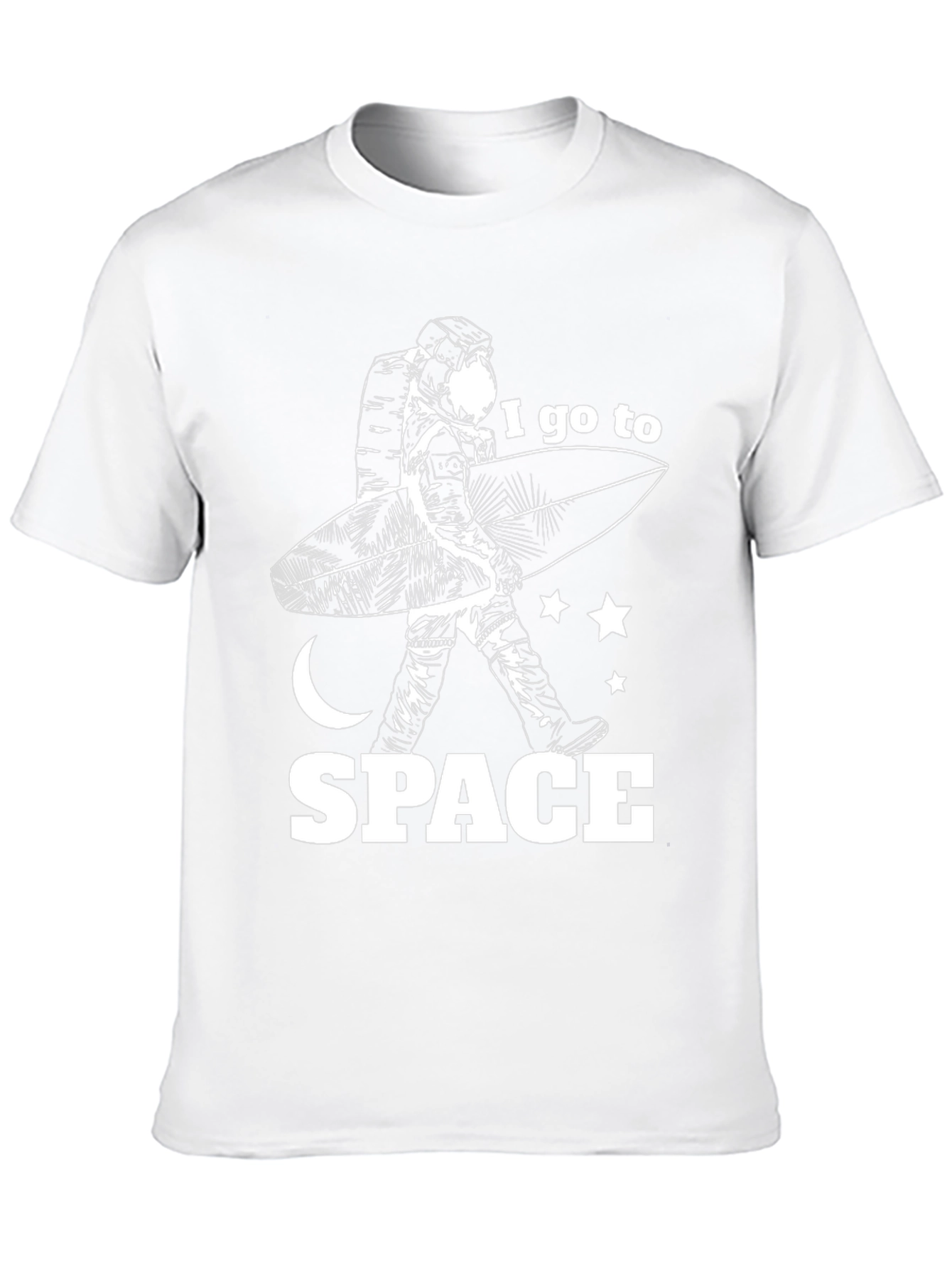 Astronaut Surfer Graphic Tee