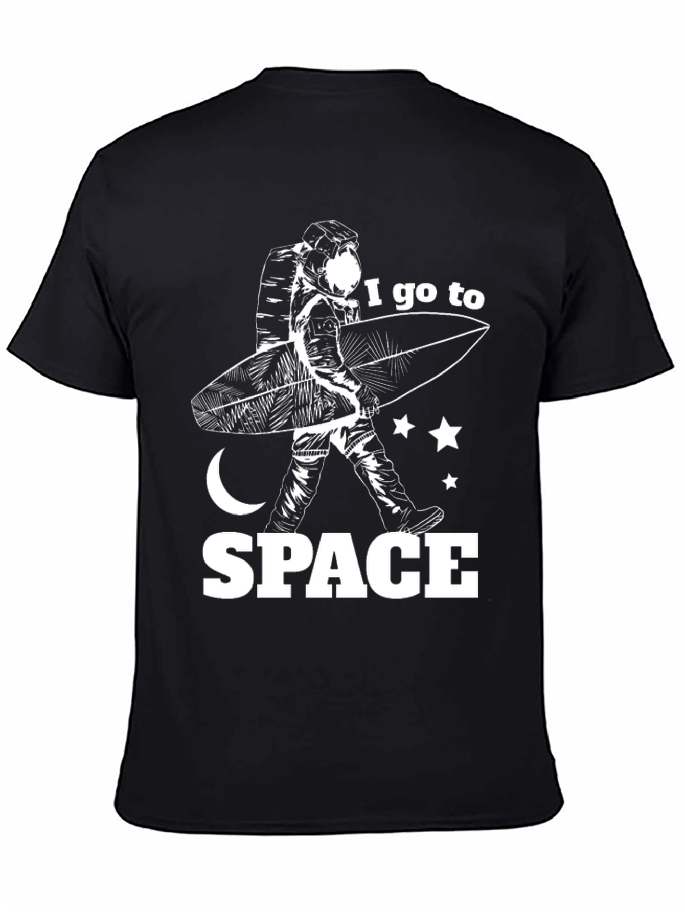 Astronaut Surfer Graphic Tee