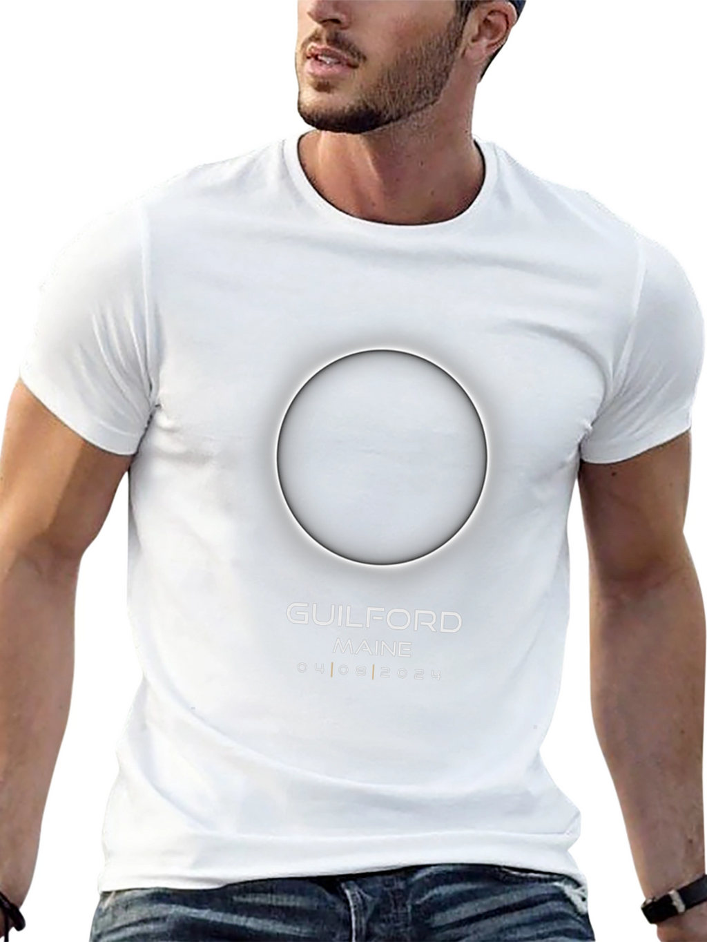 Guilford Maine Eclipse 2024 T-Shirt
