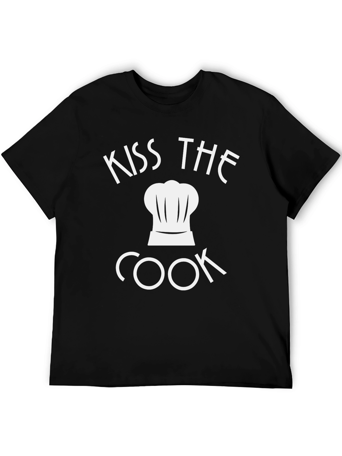 Kiss The Cook Chef Hat T-Shirt