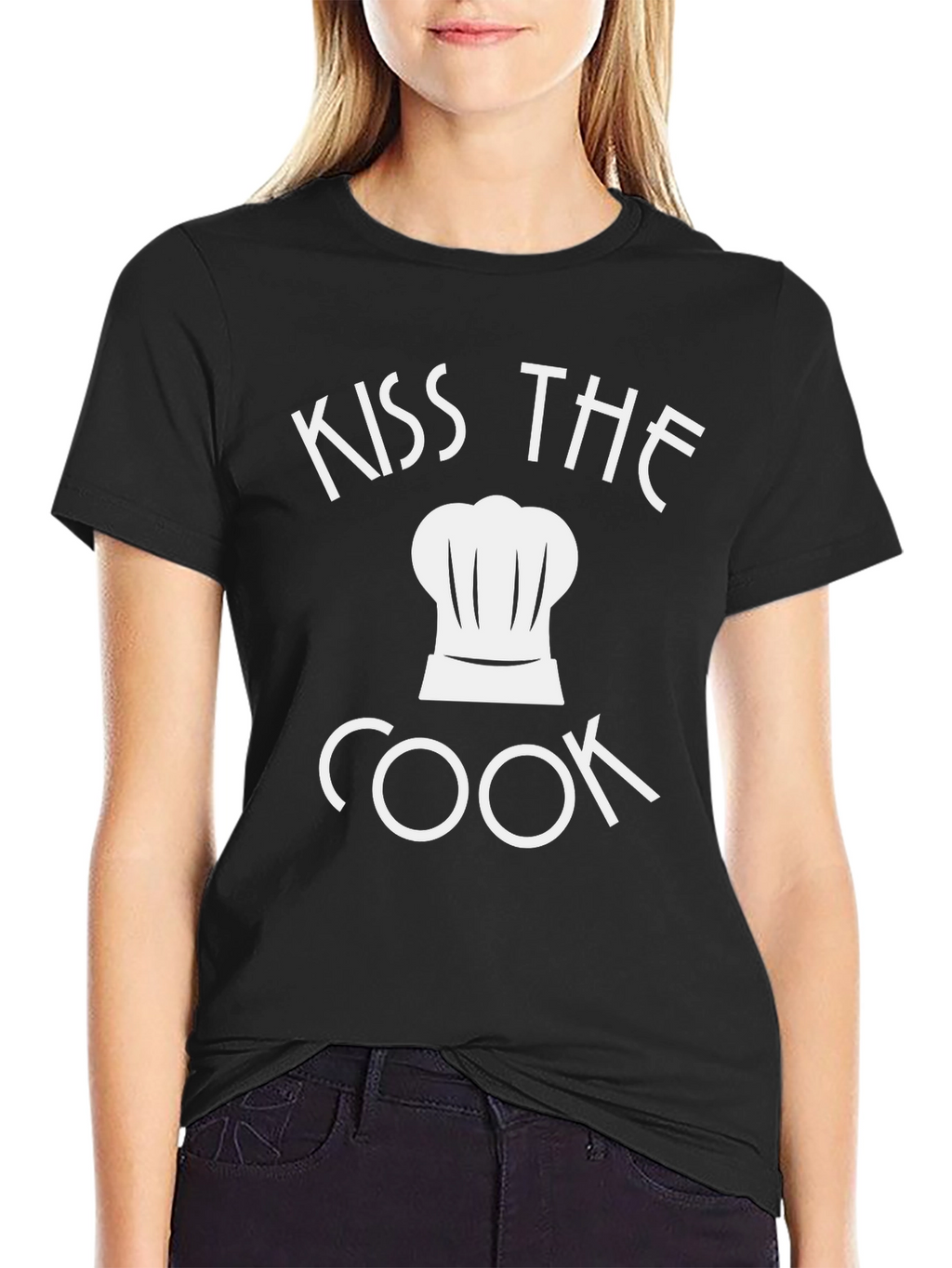 Kiss The Cook Chef Hat T-Shirt