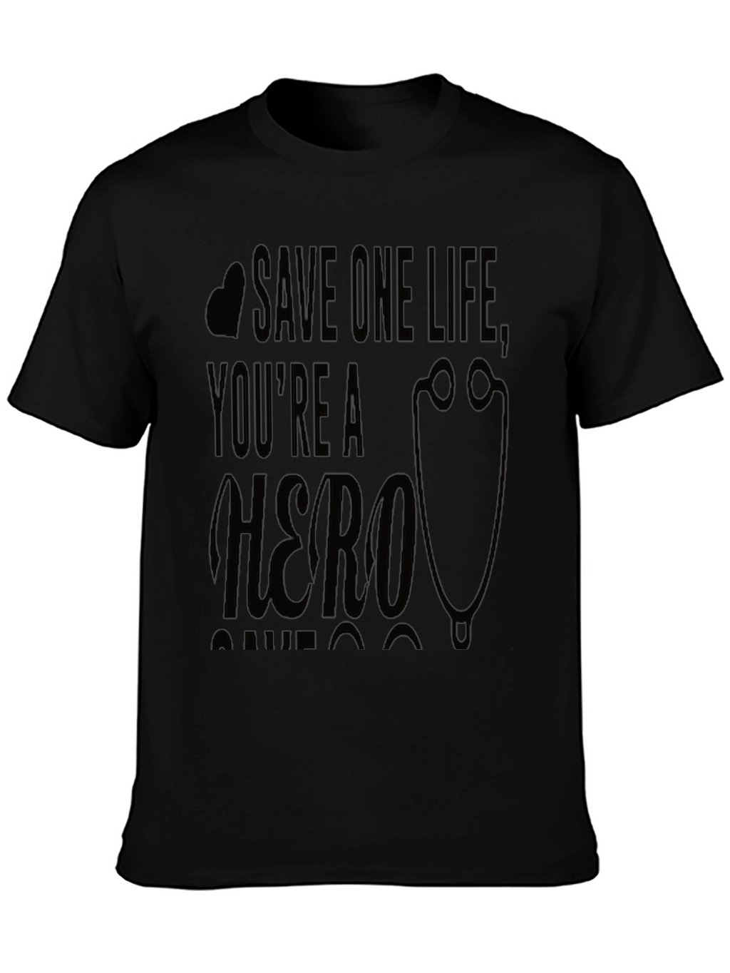 Save One Life Hero Graphic T-Shirt