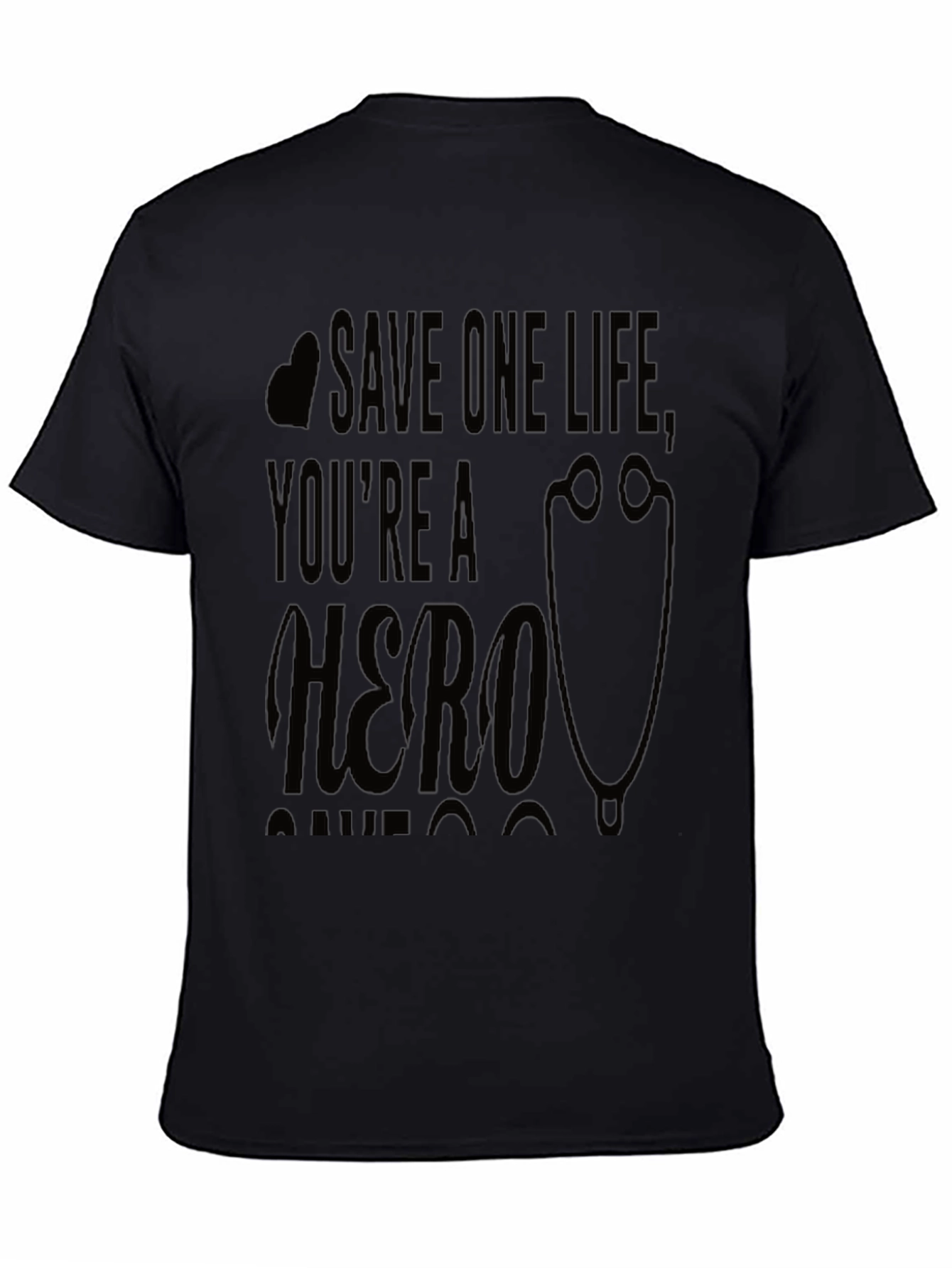 Save One Life Hero Graphic T-Shirt