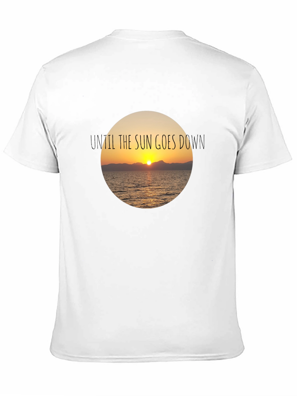 Sunset Graphic Black T-Shirt