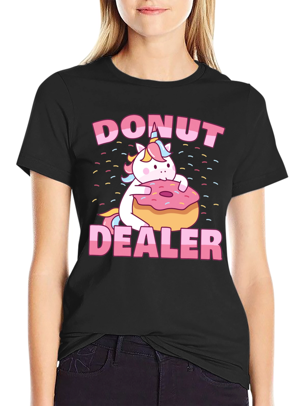 Donut Dealer Unicorn Graphic Tee