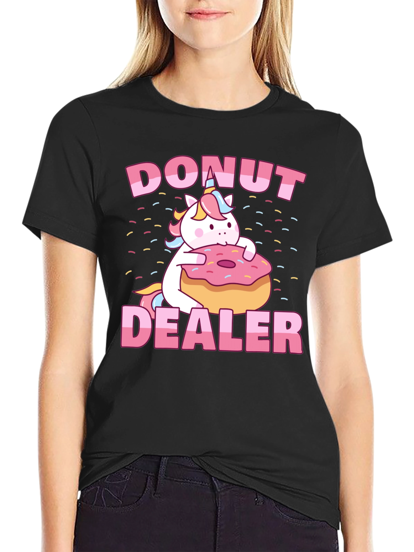 Donut Dealer Unicorn Graphic Tee