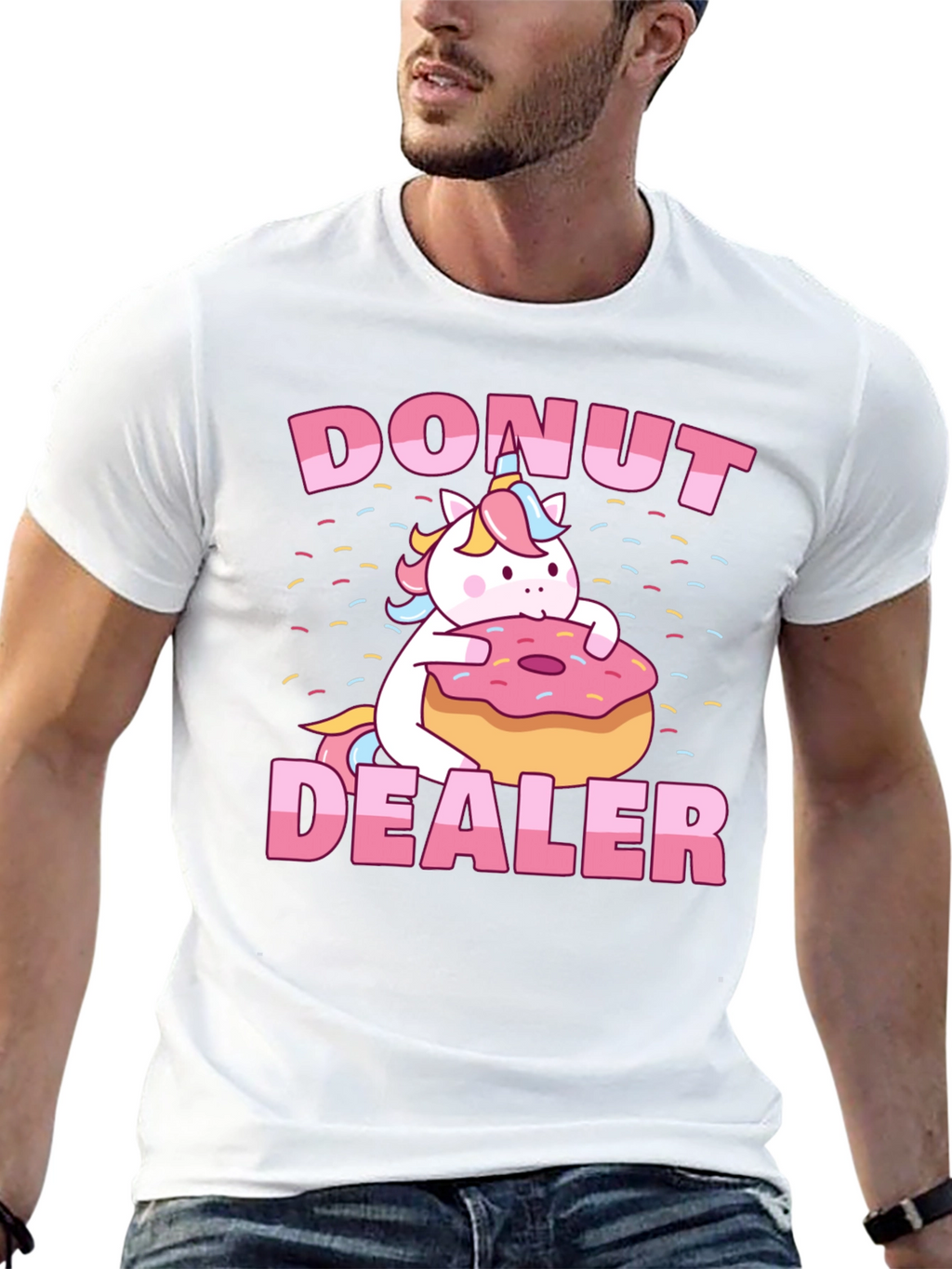 Donut Dealer Unicorn Graphic Tee