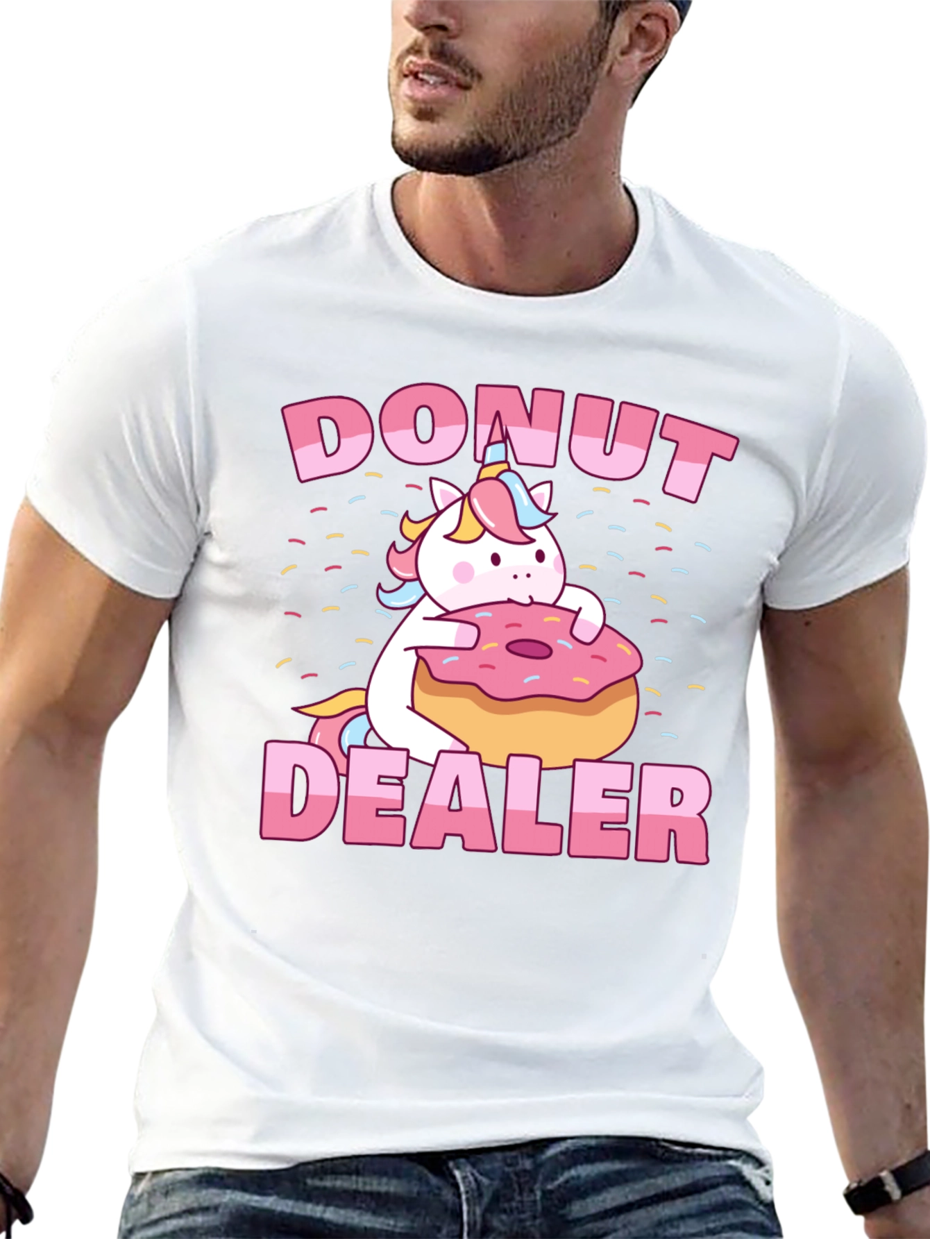 Donut Dealer Unicorn Graphic Tee