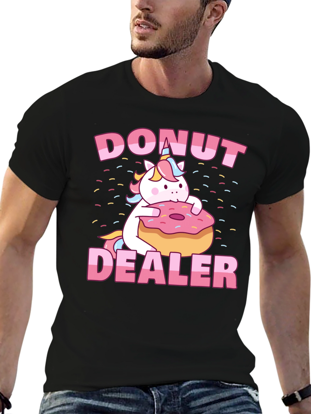 Donut Dealer Unicorn Graphic Tee