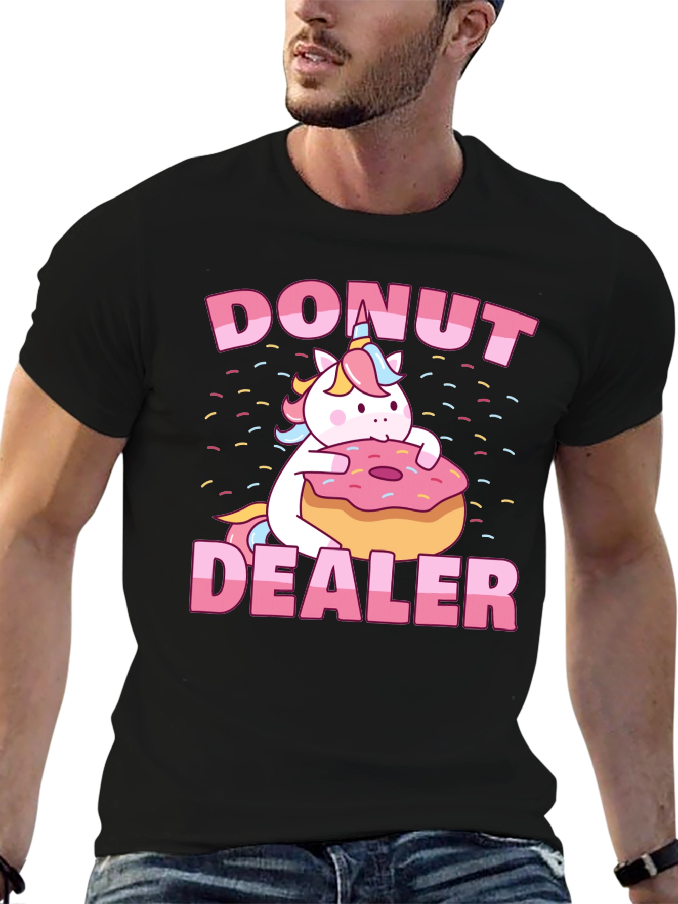 Donut Dealer Unicorn Graphic Tee