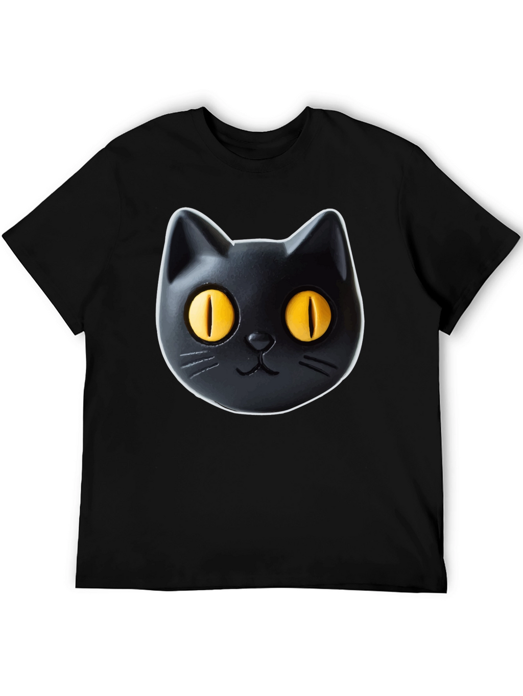 Black Cat Graphic Tee - Fun & Stylish!