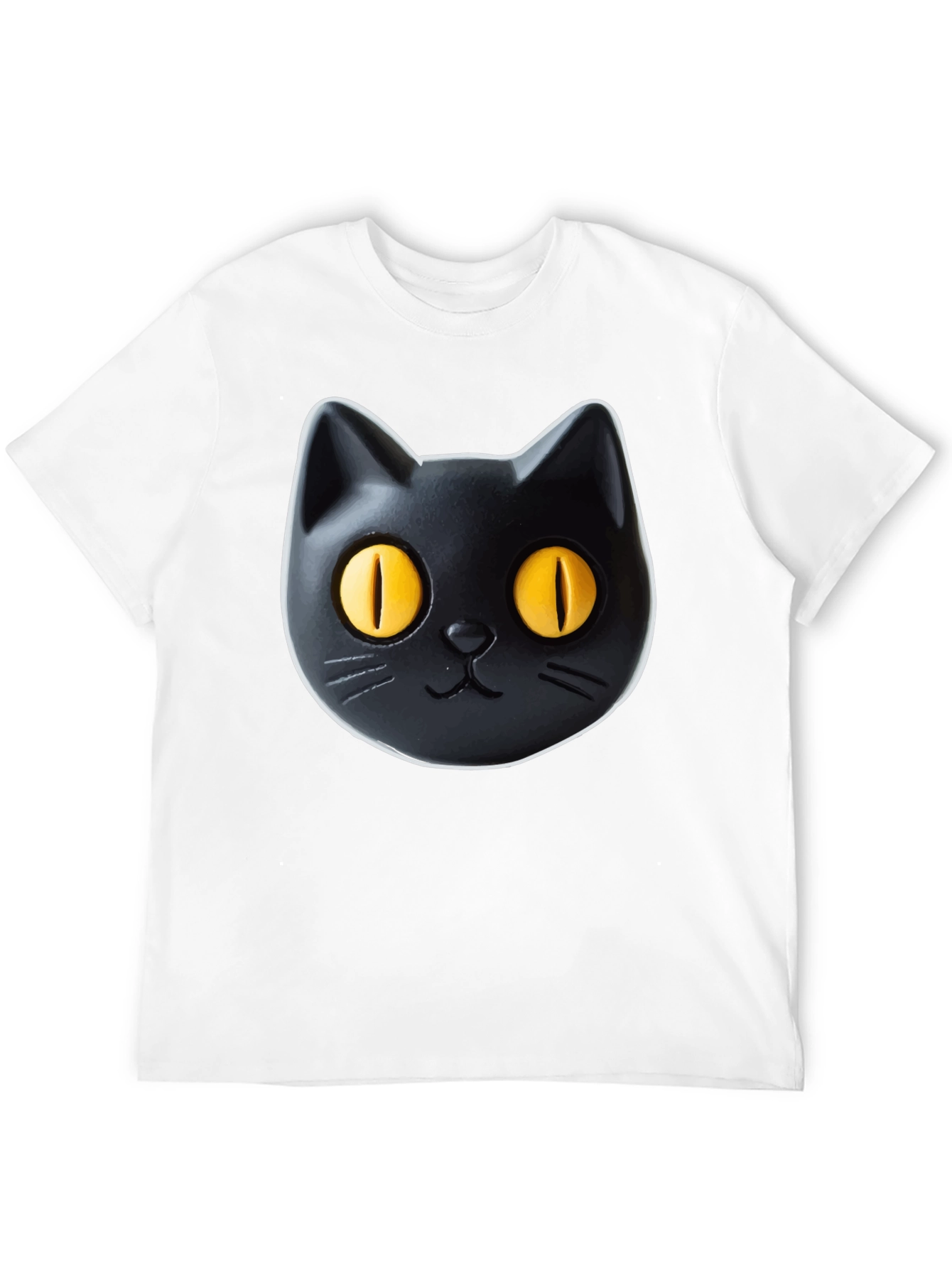 Black Cat Graphic Tee - Fun & Stylish!