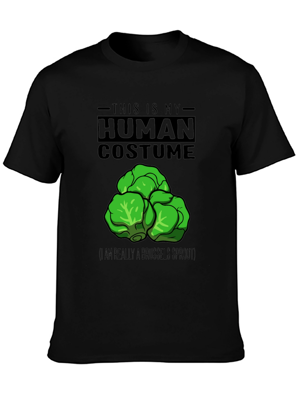 Human Costume Brussels Sprout Graphic T-Shirt