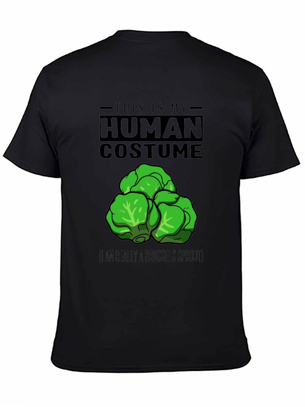 Human Costume Brussels Sprout Graphic T-Shirt