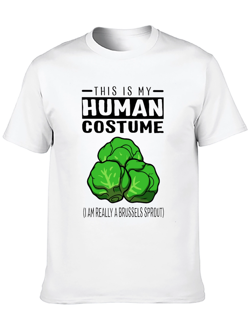 Human Costume Brussels Sprout Graphic T-Shirt