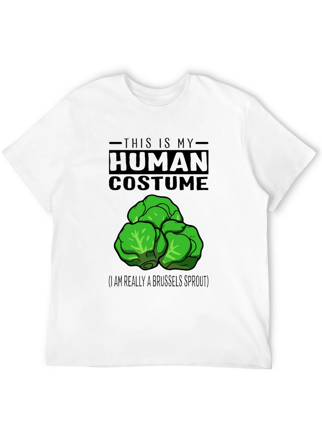 Human Costume Brussels Sprout Graphic T-Shirt