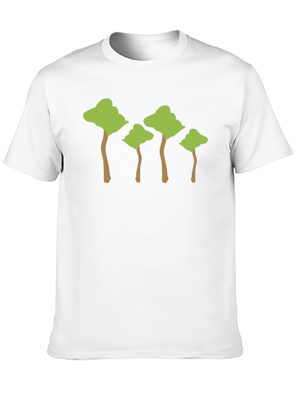 Nature Inspired Trees Black T-Shirt