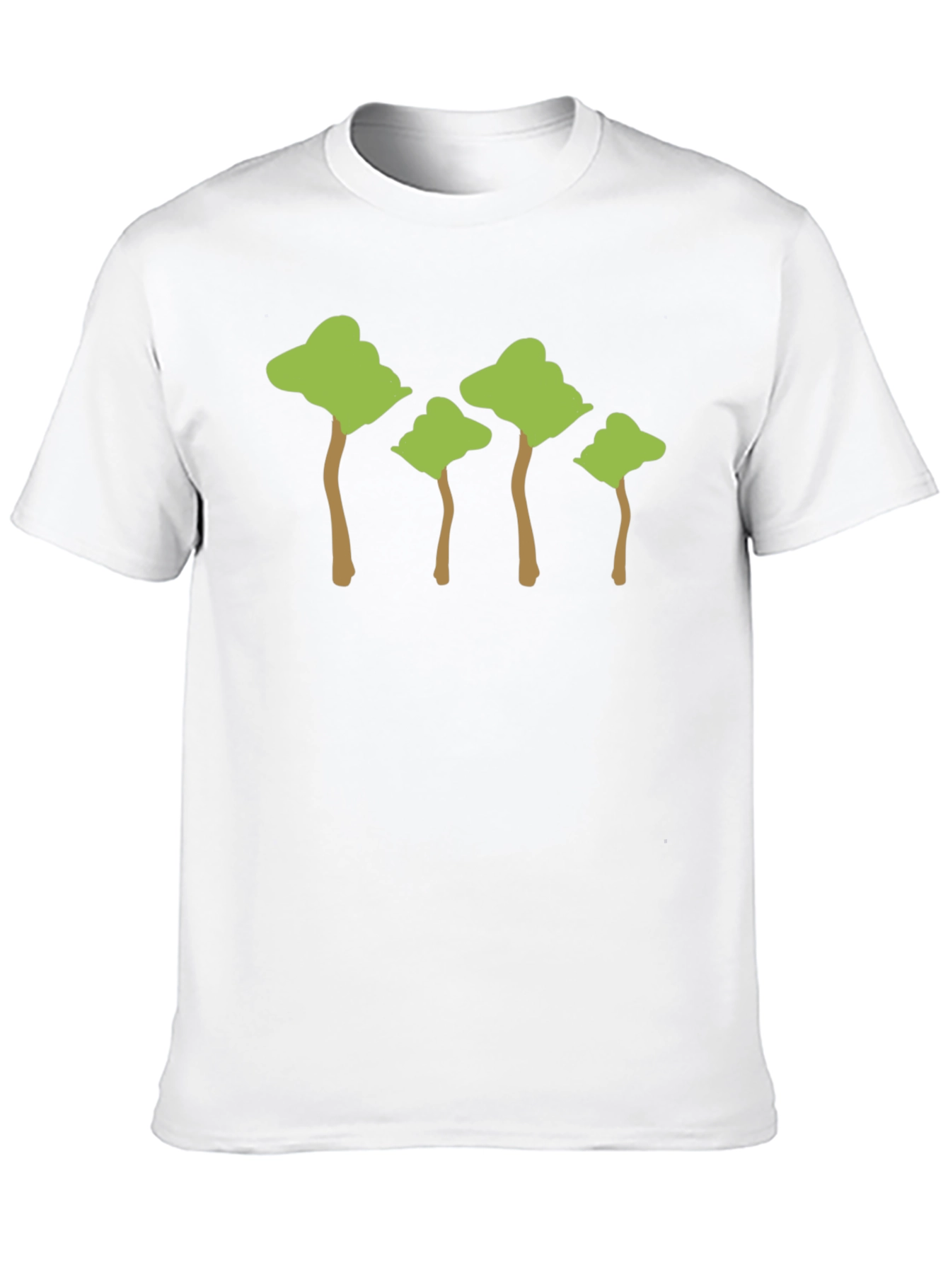 Nature Inspired Trees Black T-Shirt