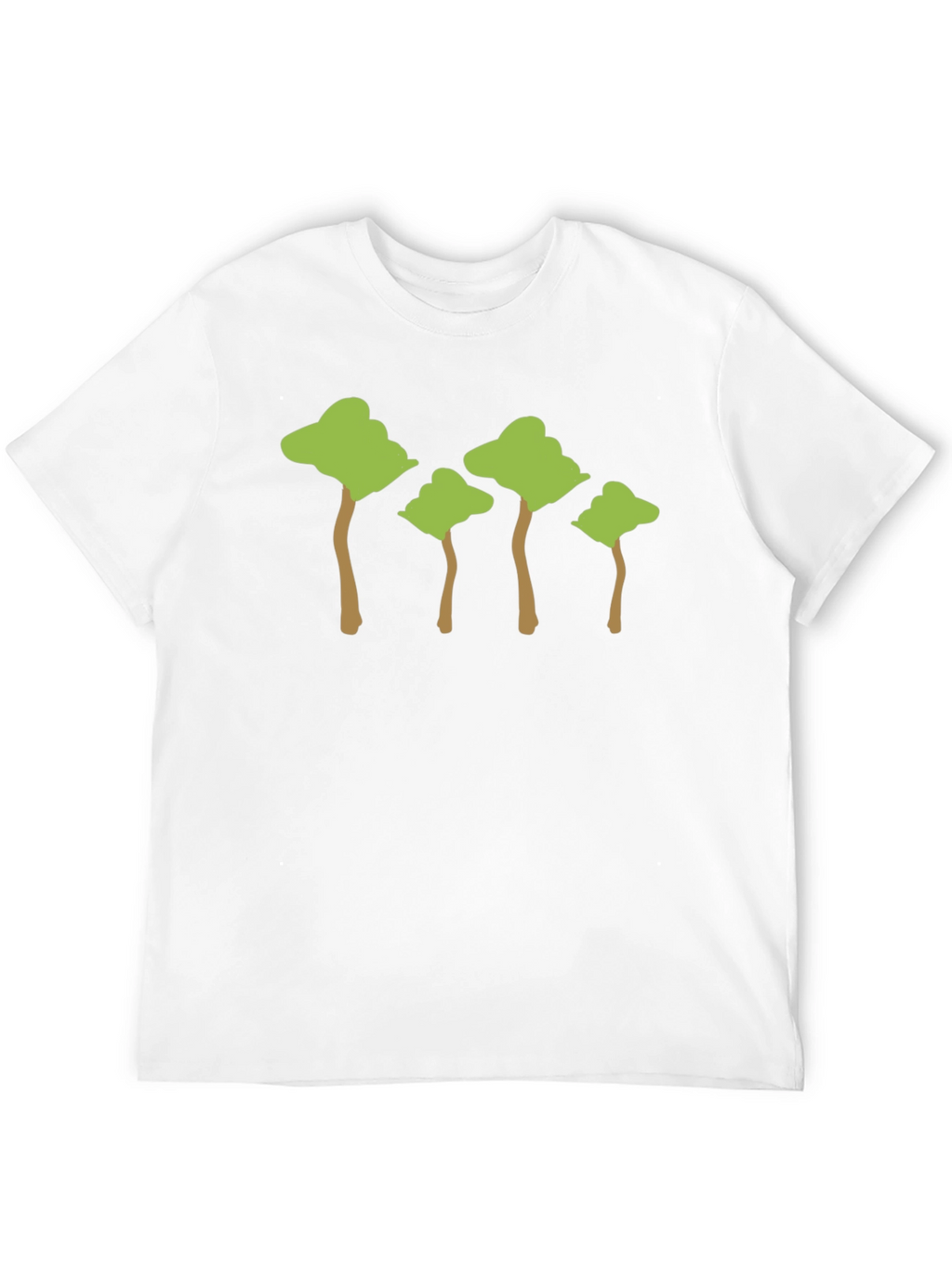 Nature Inspired Trees Black T-Shirt