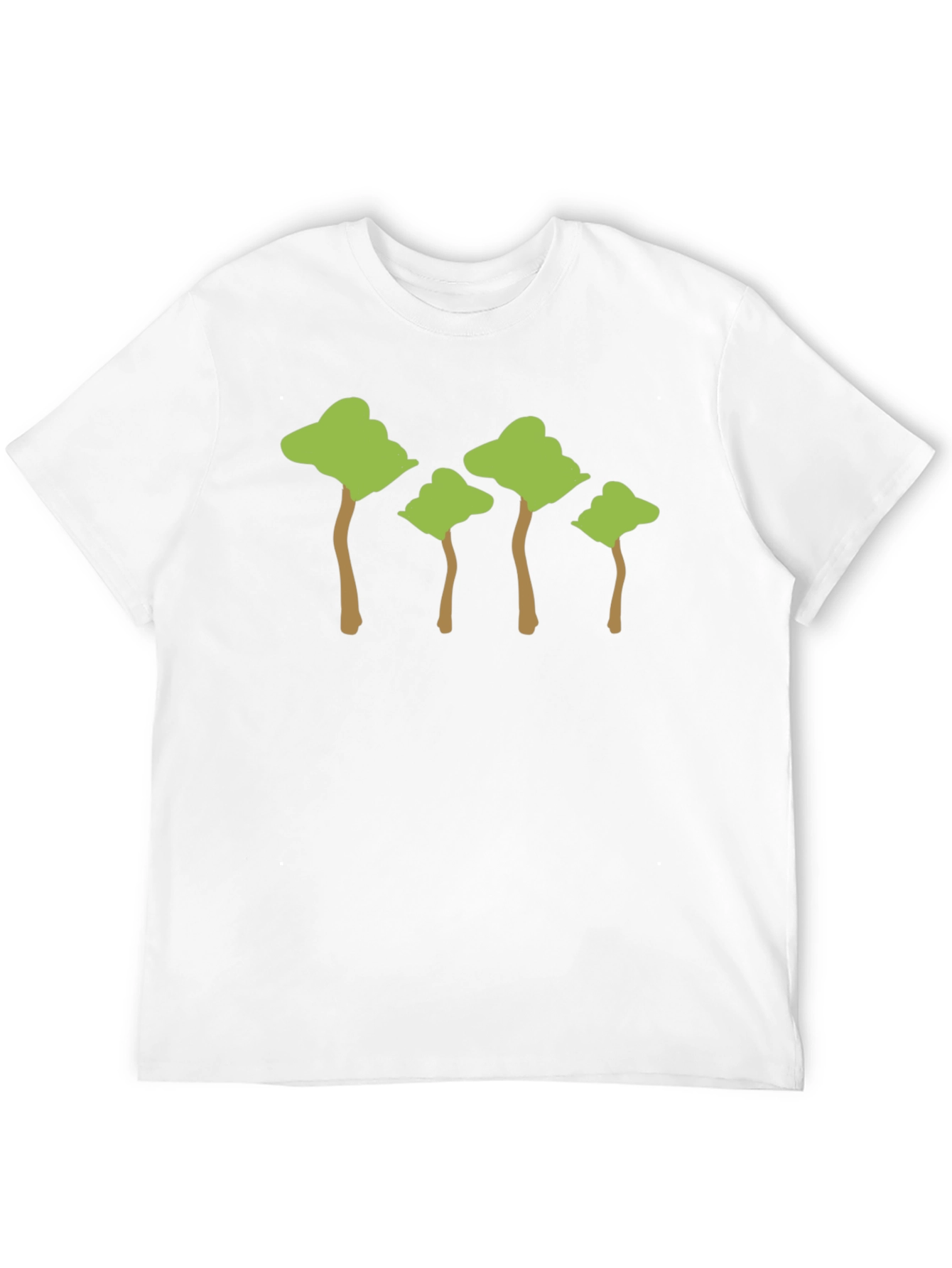 Nature Inspired Trees Black T-Shirt