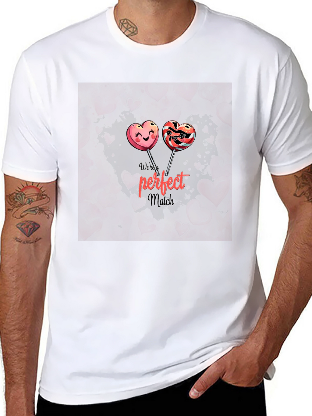 Perfect Match Valentines Day T-Shirt