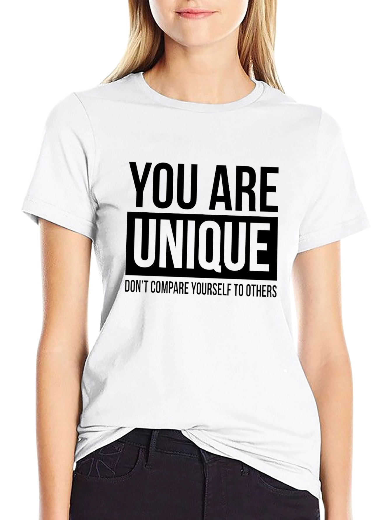 You Are Unique Graphic T-Shirt - Positive Message